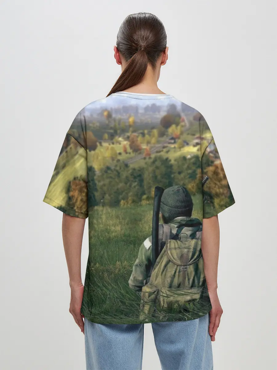 Женская футболка оверсайз / DayZ