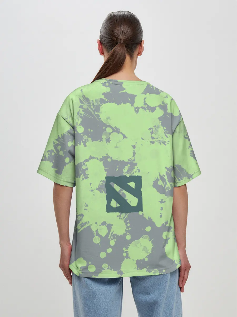 Женская футболка оверсайз / Визаж | Dota 2