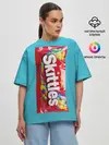 Женская футболка оверсайз / Skittles original