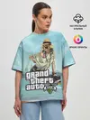 Женская футболка оверсайз / Grand Theft Auto 5 девушка