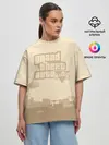 Женская футболка оверсайз / Grand Theft Auto FIVE