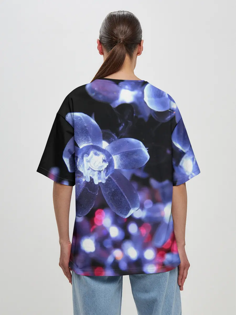 Женская футболка оверсайз / Неоновые цвета