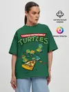 Женская футболка оверсайз / PIZZA LOVER