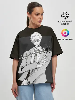 Женская футболка оверсайз / Нанами Магическая Битва