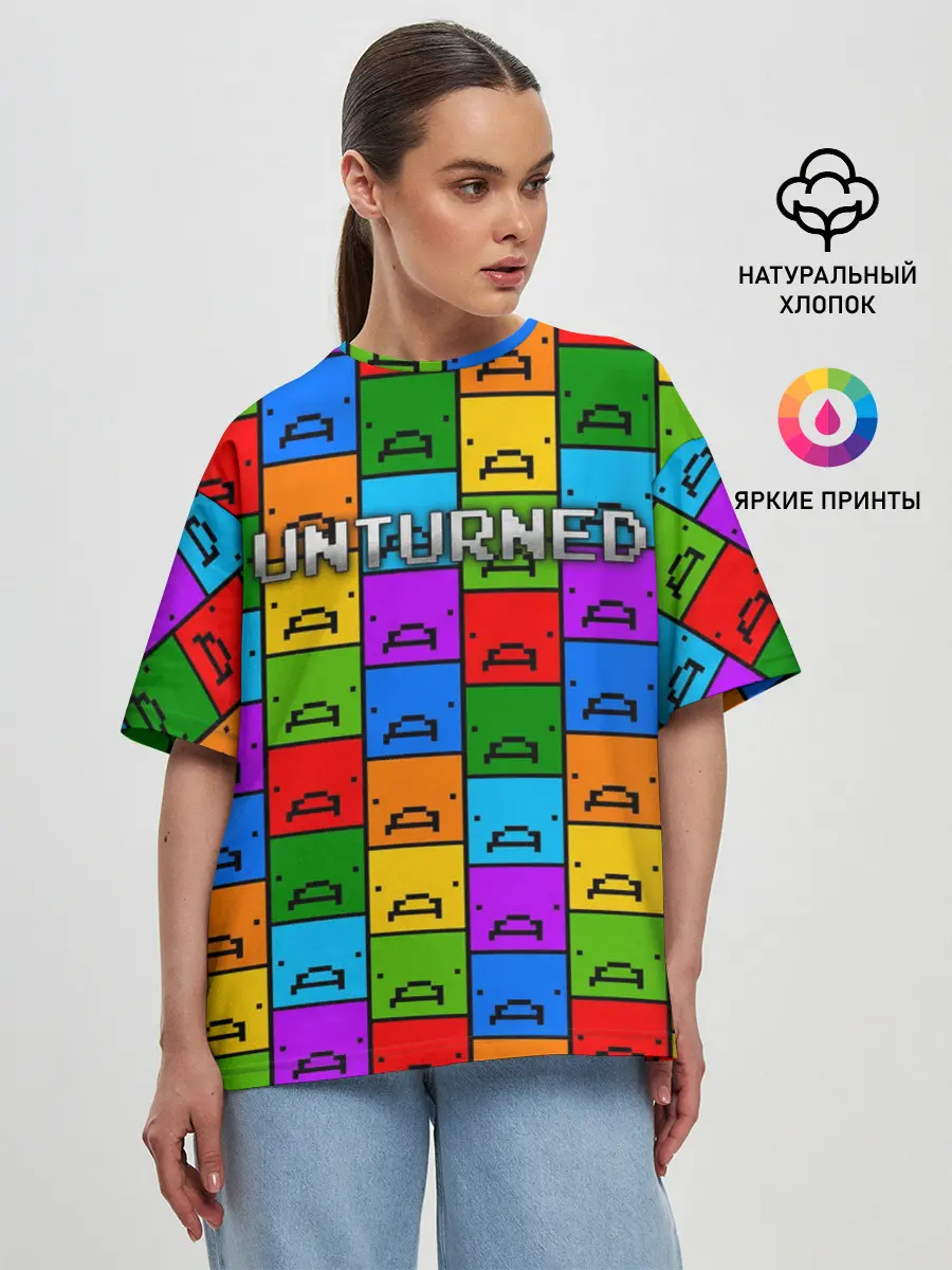 Женская футболка оверсайз / UNTURNED