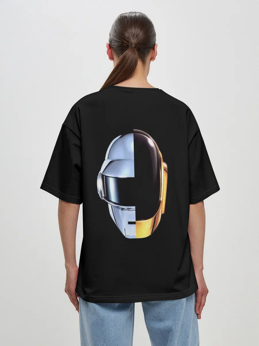 Женская футболка оверсайз / Daft Punk