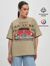 Женская футболка оверсайз / AMERICAN CAR