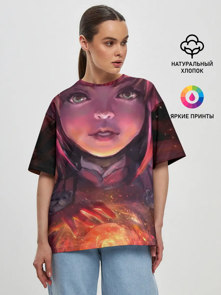 Женская футболка оверсайз / ENNIE