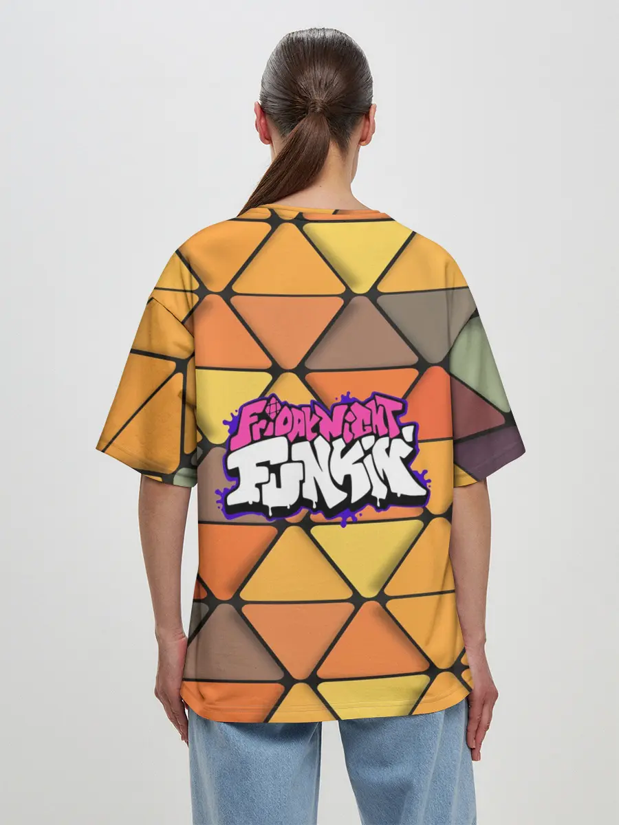 Женская футболка оверсайз / Friday Night Funkin