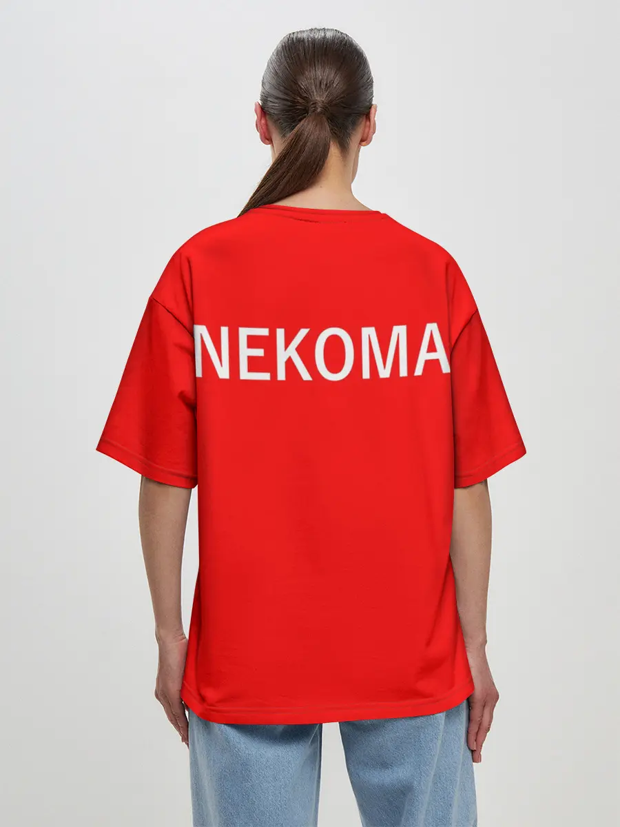 Женская футболка оверсайз / НЕКОМА 9 | NEKOMA