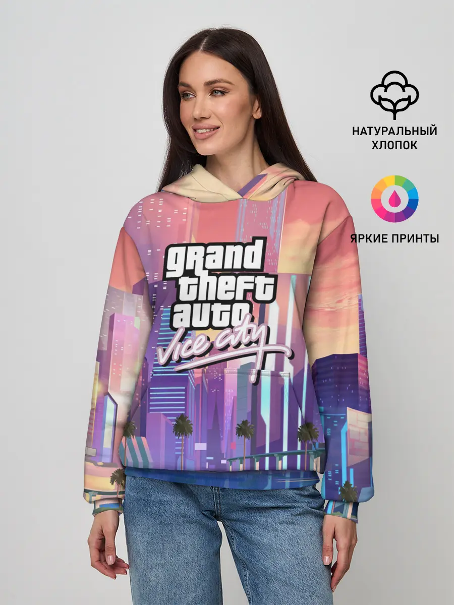 Женское худи / Vice city