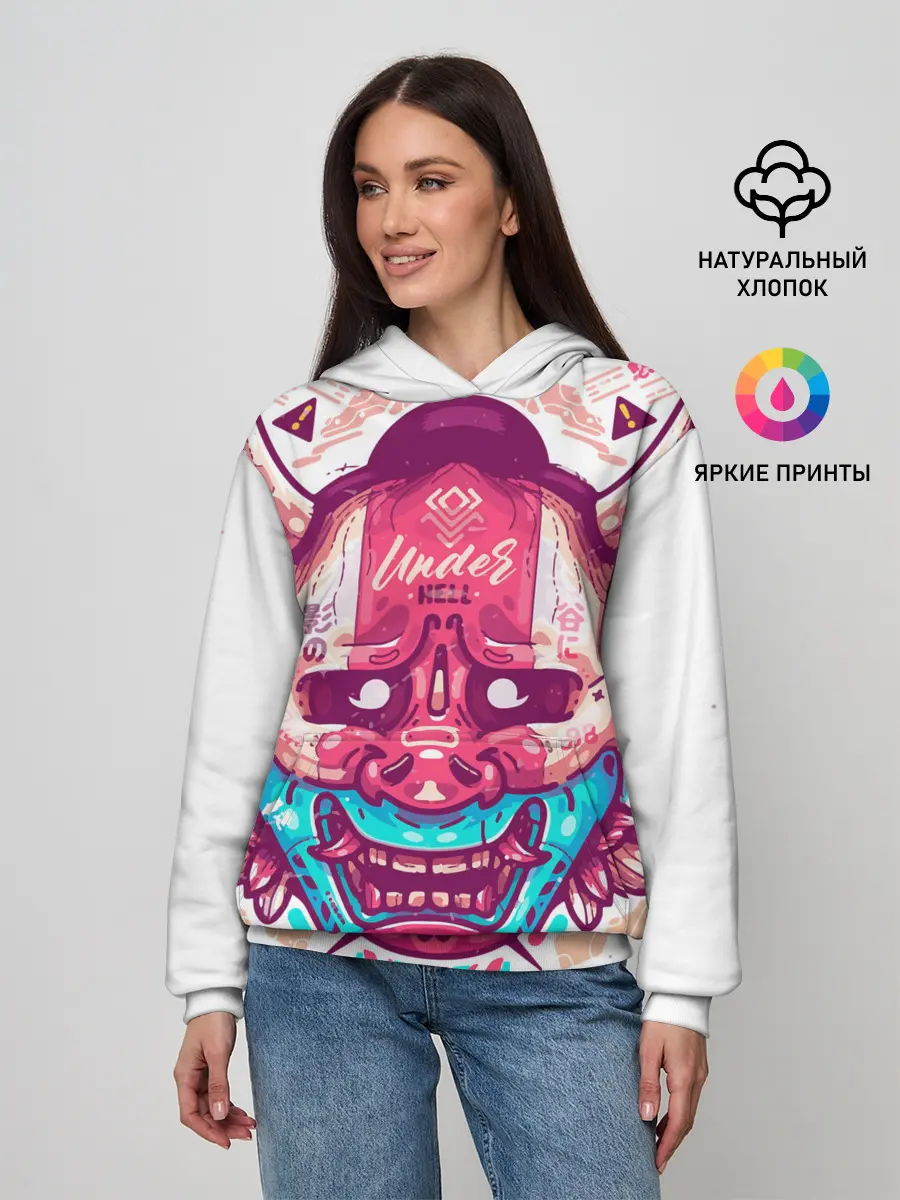 Женское худи / Маска Ханья светлая