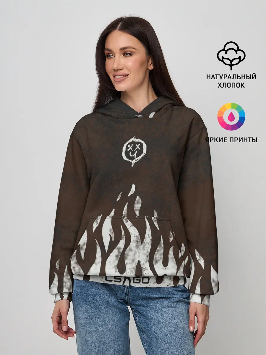 Женское худи / cs:go - Оксидное пламя