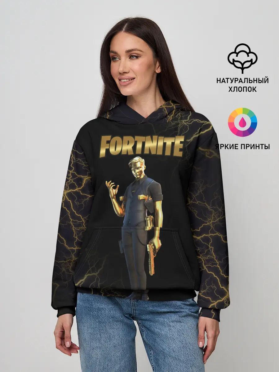 Женское худи / Gold Midas Fortnite 2