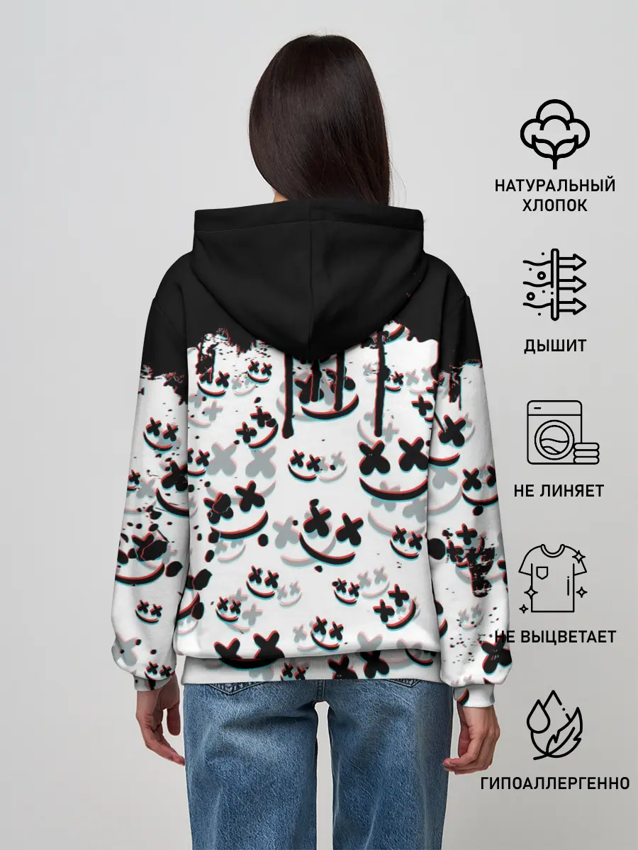 Женское худи / MARSHMELLO GLITCH