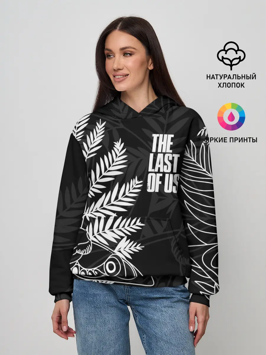 Женское худи / THE LAST OF US 2 | ОДНИ ИЗ НАС 2 ТАТУ ЭЛЛИ