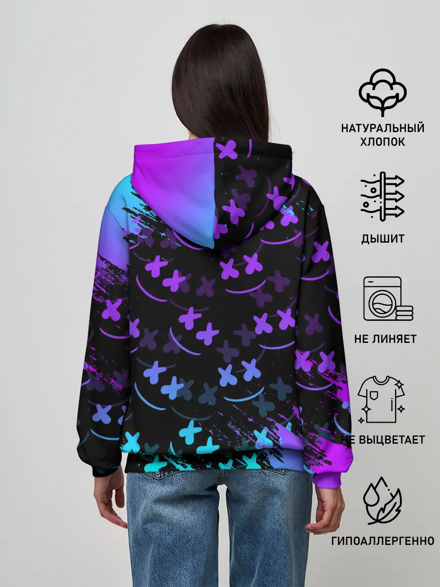 Женское худи / FORTNITE x MARSHMELLO