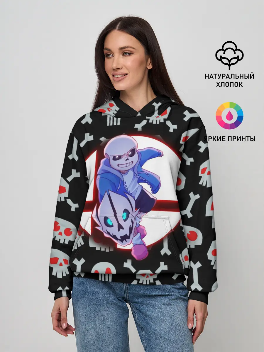 Женское худи / Sans | Неон