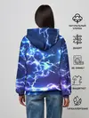 Женское худи / СВЕТЯЩИЕСЯ МОЛНИИ | NEON FLASH