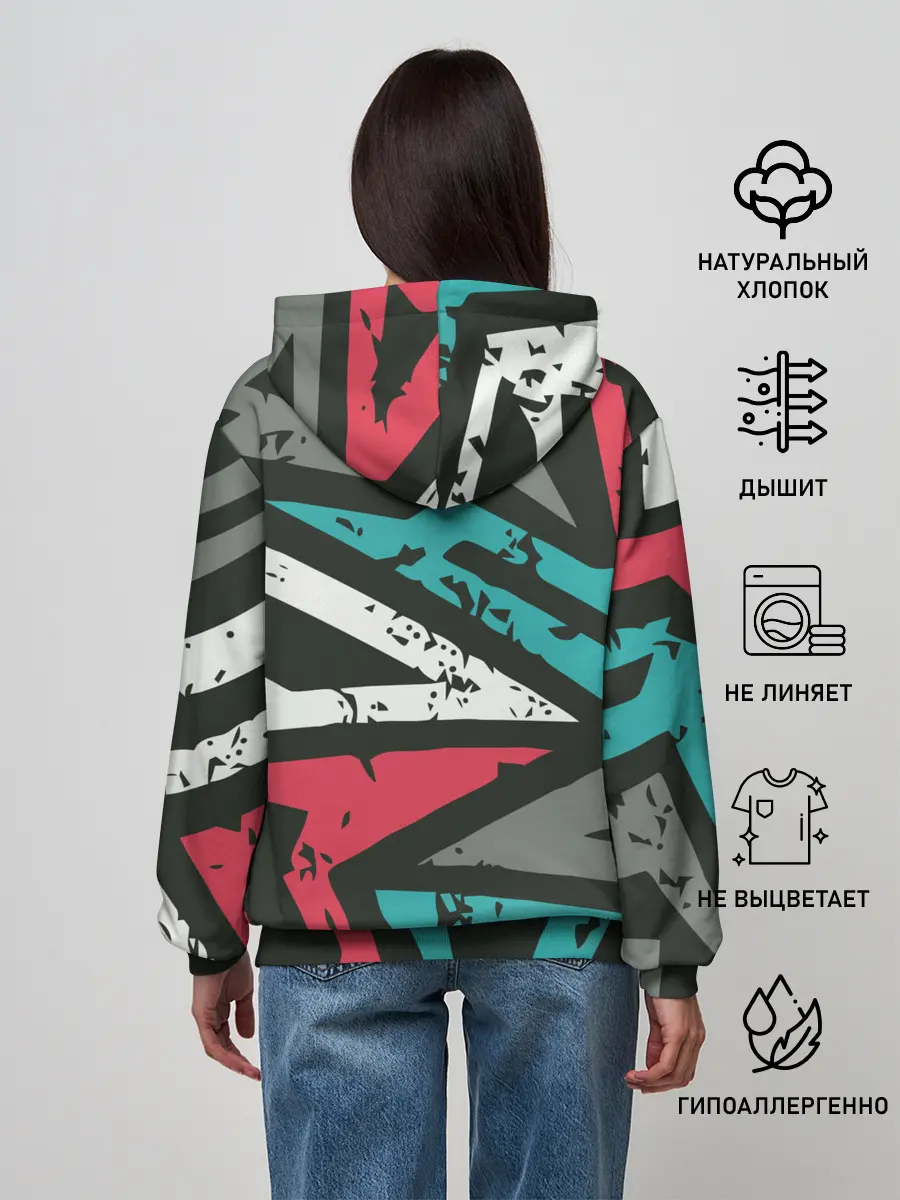 Женское худи / Geometric Abstraction