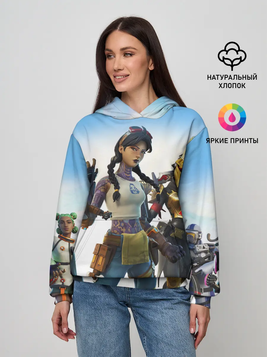 Женское худи / ФОРТНАЙТ 3 СЕЗОН