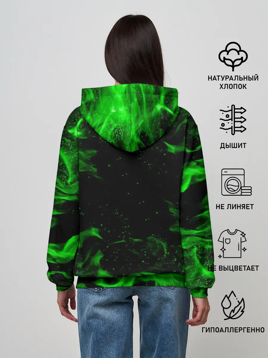 Женское худи / MINECRAFT CREEPER