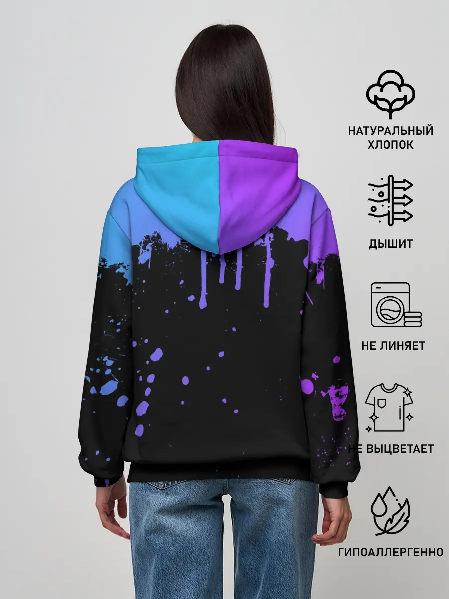 Женское худи / MARSHMELLO