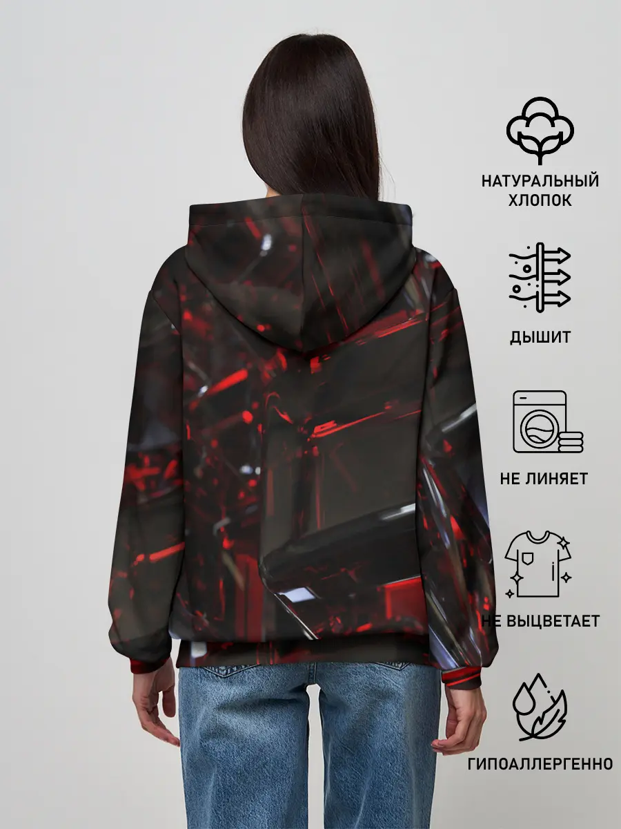 Женское худи / МЕТАЛЛИЧЕСКИЙ