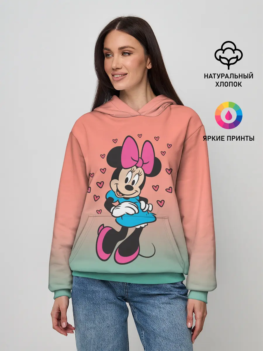 Женское худи / Минни Маус
