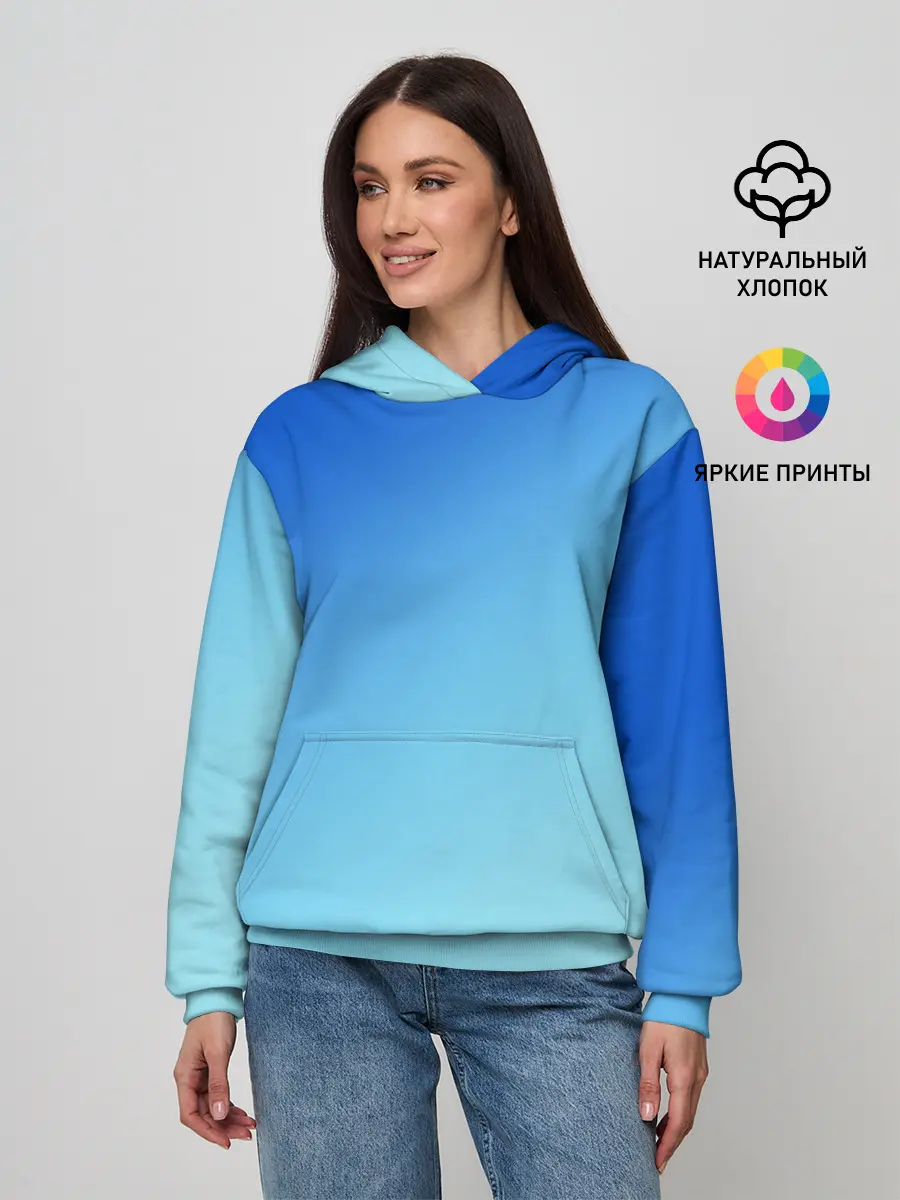 Женское худи / blue