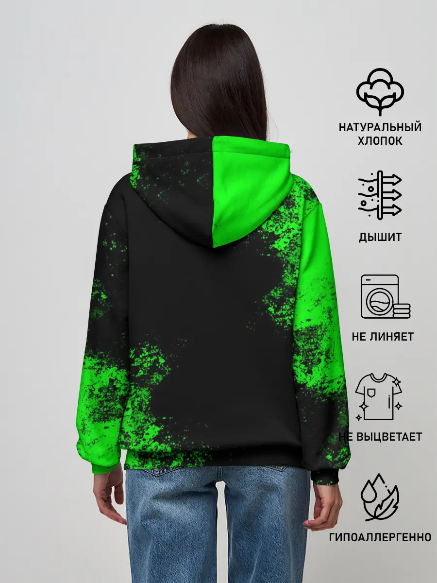 Женское худи / MINECRAFT CAT