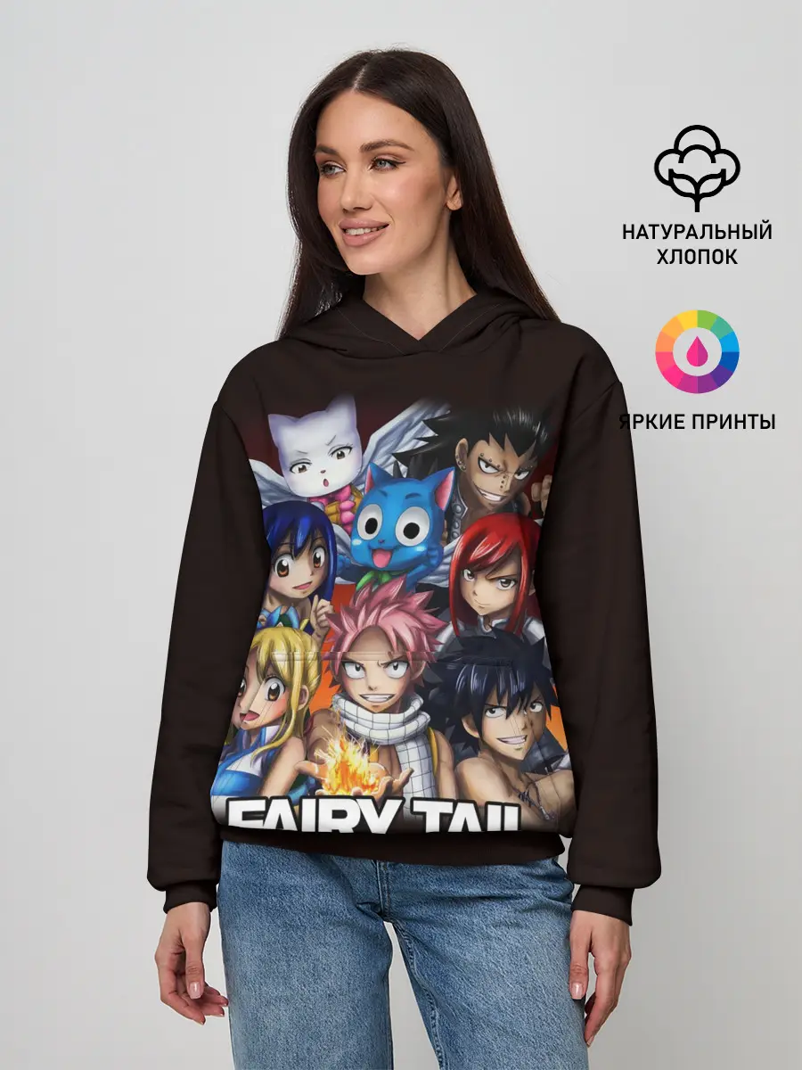 Женское худи / Fairy Tail logo and heroes