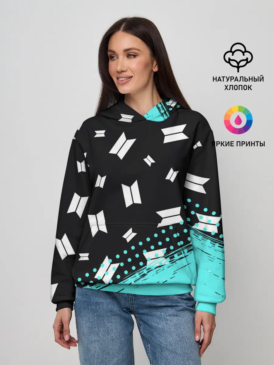 Женское худи / BTS / БТС