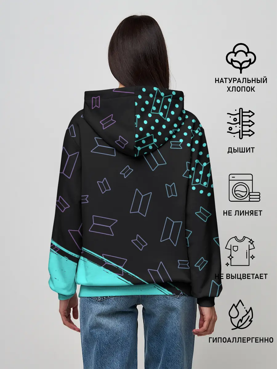 Женское худи / BTS / БТС