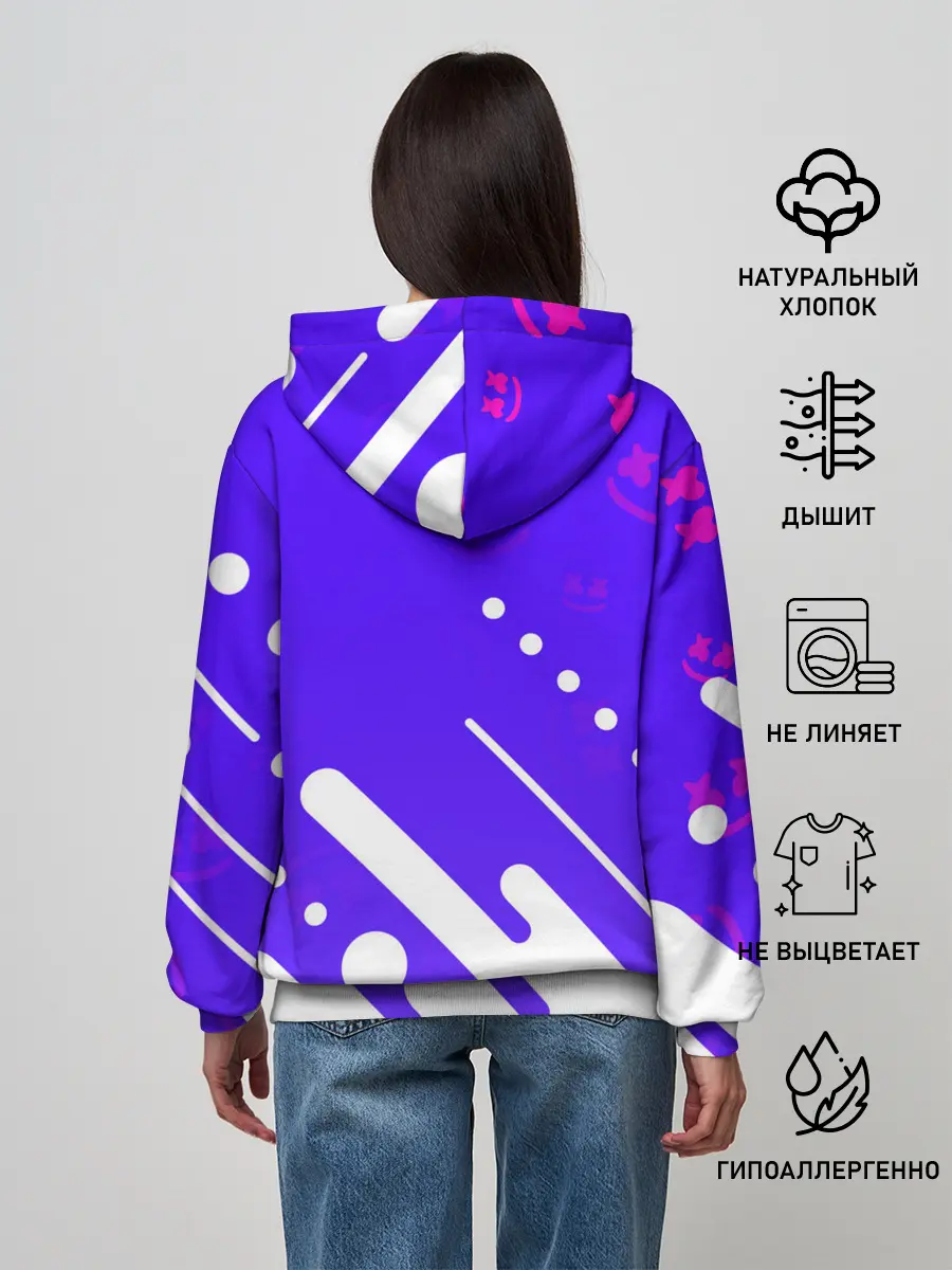 Женское худи / MARSHMELLO / МАРШМЕЛЛОУ