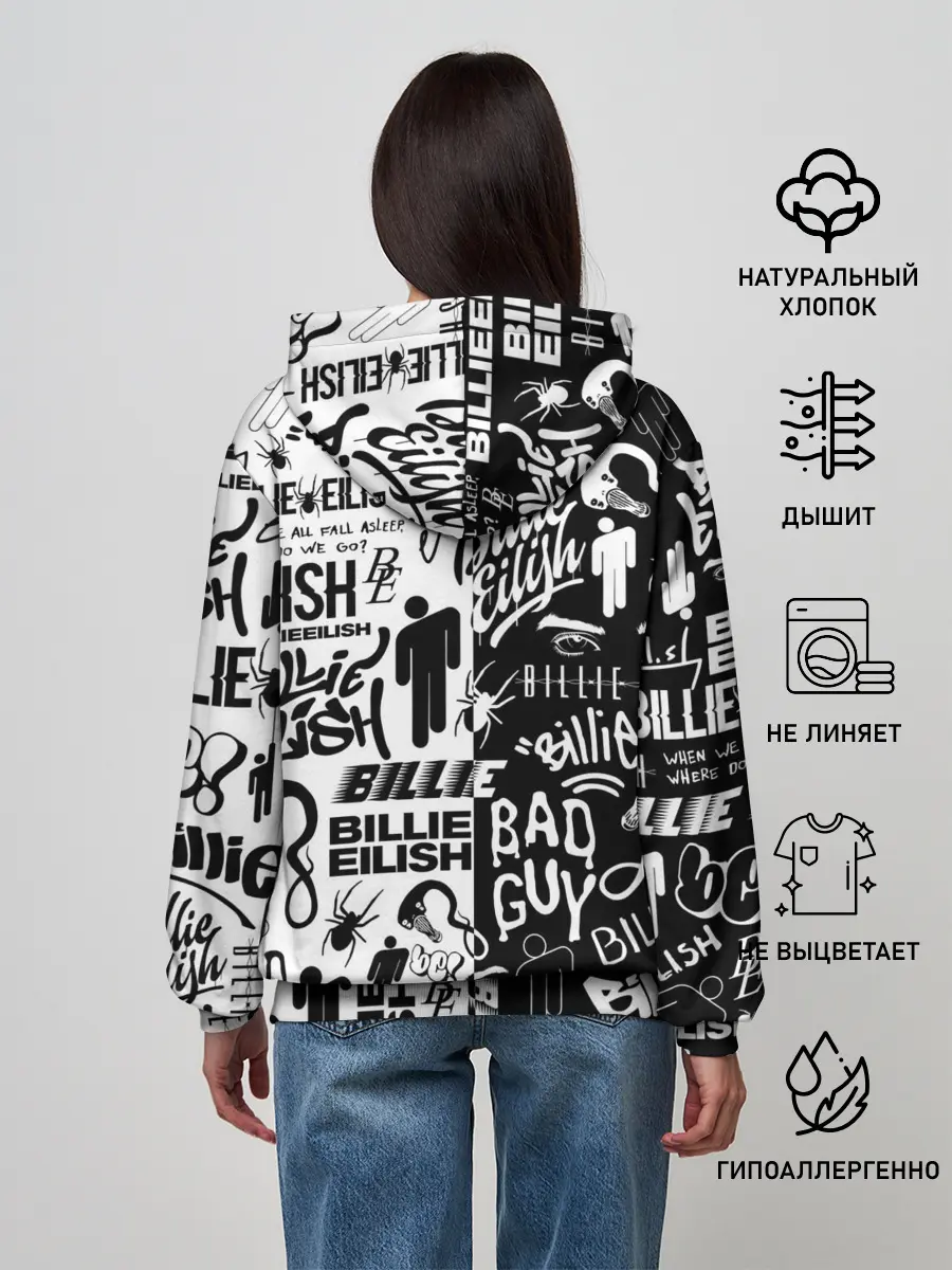 Женское худи / BILLIE EILISH | БИЛЛИ АЙЛИШ