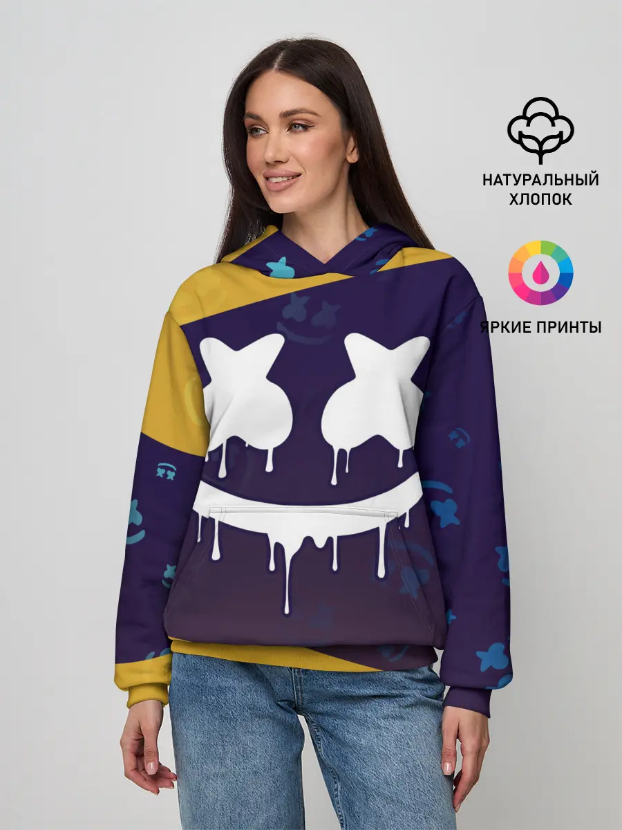 Женское худи / MARSHMELLO / МАРШМЕЛЛОУ