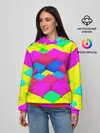 Женское худи / ЦВЕТНЫЕ КУБИКИ