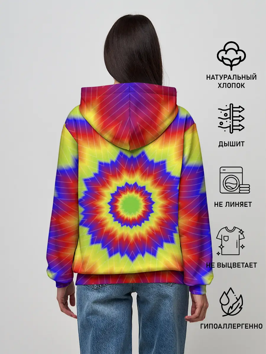 Женское худи / Tie-Dye