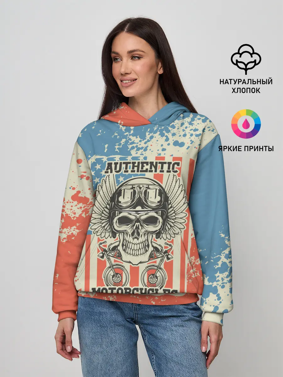 Женское худи / Authentic Motorcycle