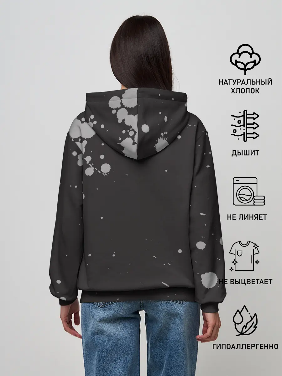 Женское худи / RIDE FAST - DIE LAST | МОТО ЖИЗНЬ