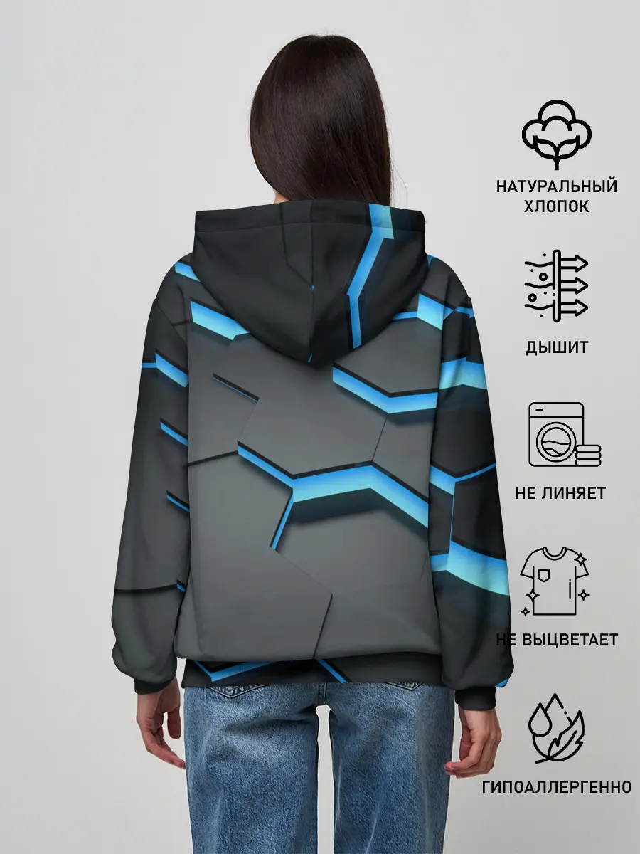 Женское худи / 3D Плиты