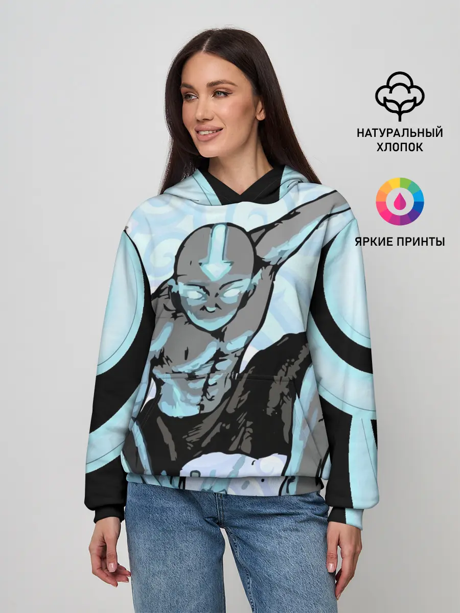 Женское худи / Аватар Легенда об Аанге