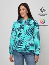 Женское худи / ТРОПИЧЕСКИЕ ПАЛЬМЫ.