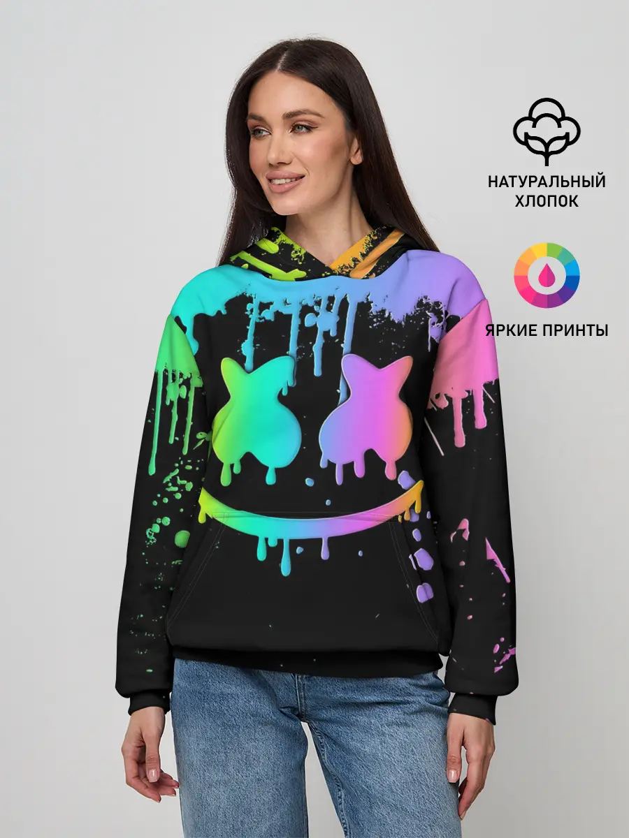 Женское худи / MARSHMELLO