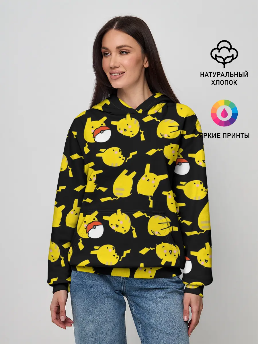 Женское худи / Пикачу