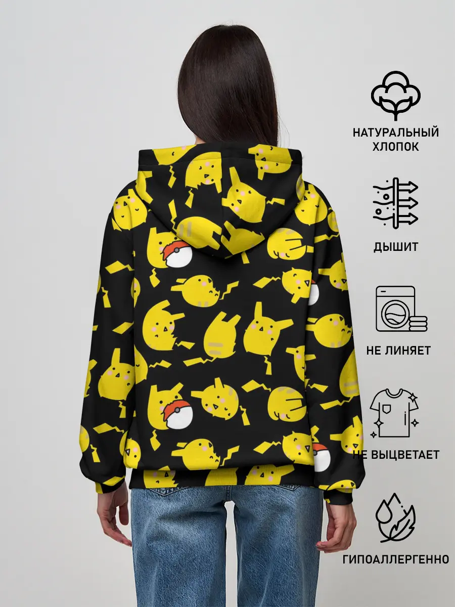 Женское худи / Пикачу