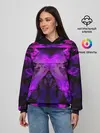 Женское худи / абстракция,пришелиц,космос,100