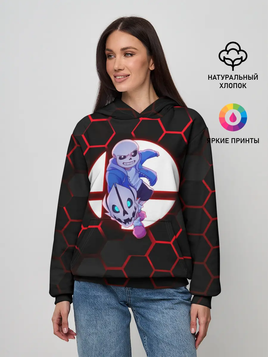 Женское худи / Sans | Hexagon