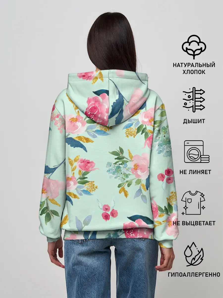 Женское худи / Цветы